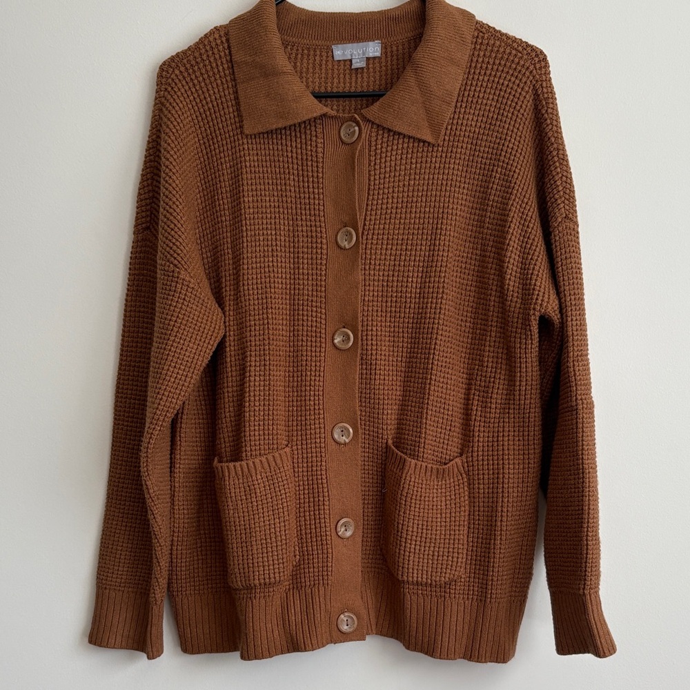 Cozy Brown Women's Cardigan